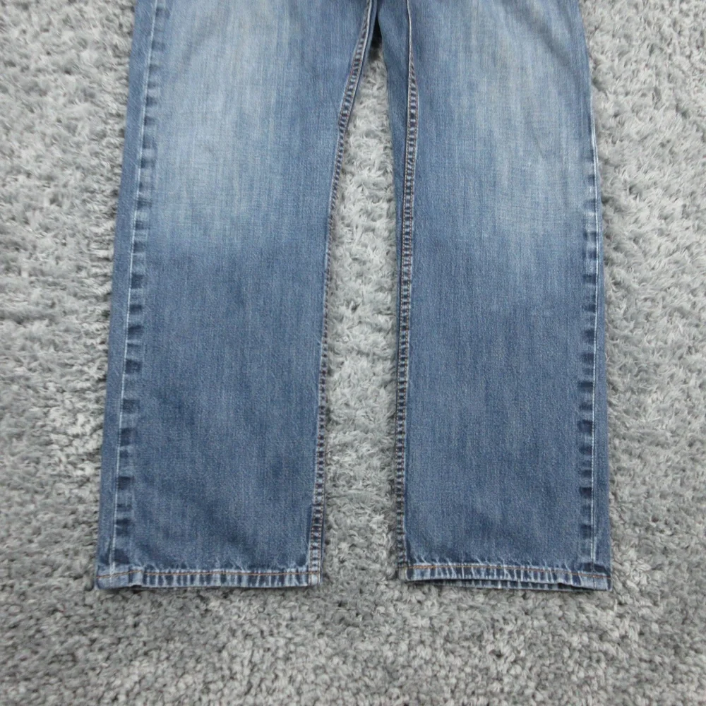 Levis 514 Jeans Mens 38x32 Blue Straight Leg Denim Medium Wash Classic 37x31*
